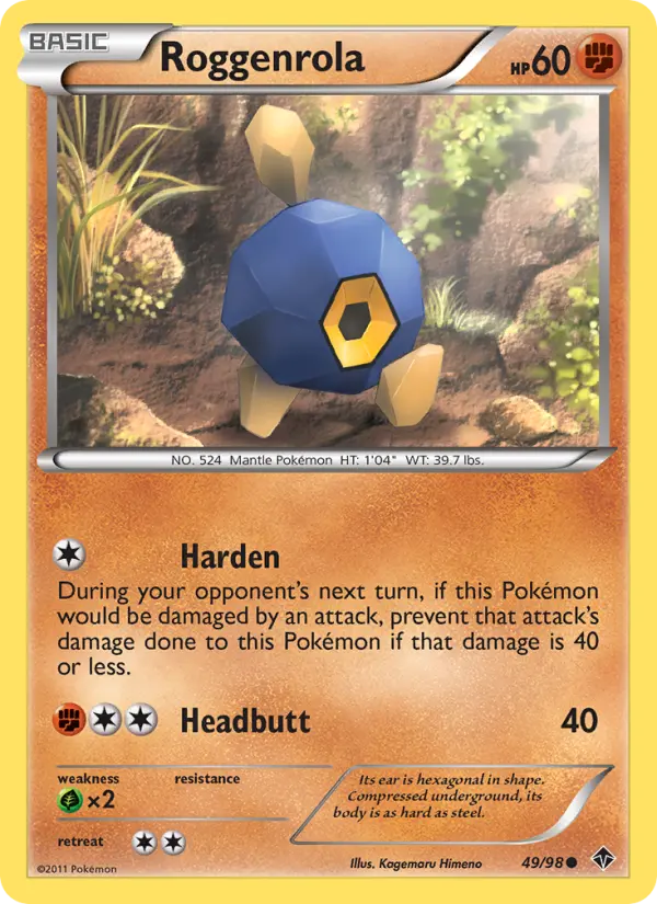 Roggenrola, Emerging Powers #49
