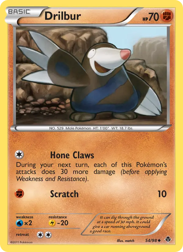 Drilbur, Emerging Powers #54