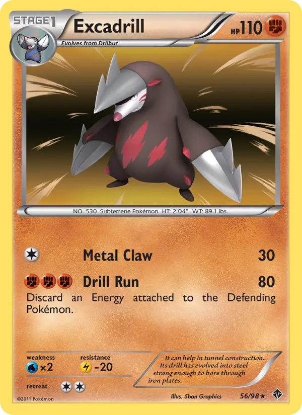 Excadrill, Emerging Powers #56