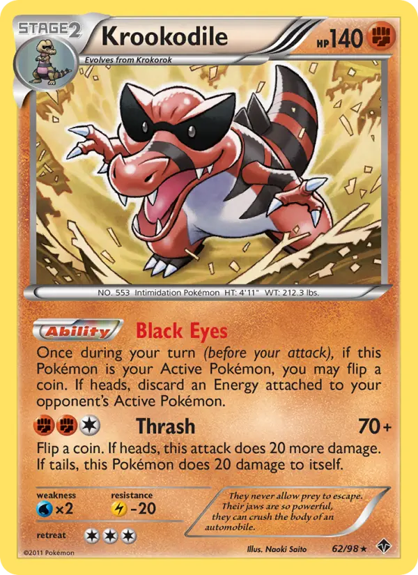 Krookodile, Emerging Powers #62