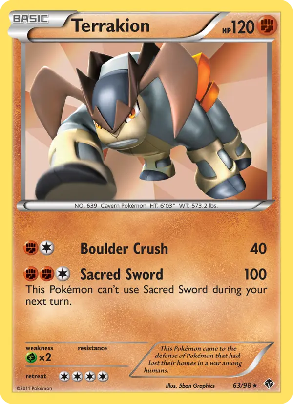 Terrakion, Emerging Powers #63