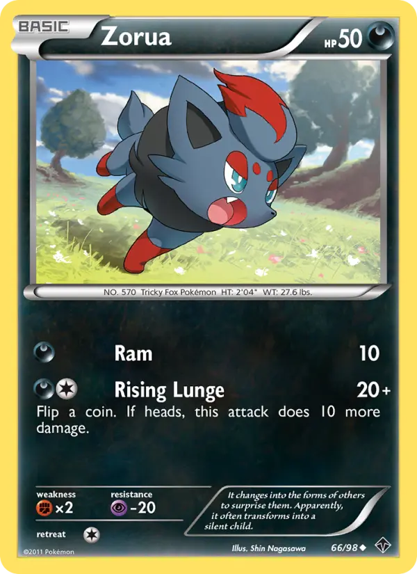 Zorua, Emerging Powers #66