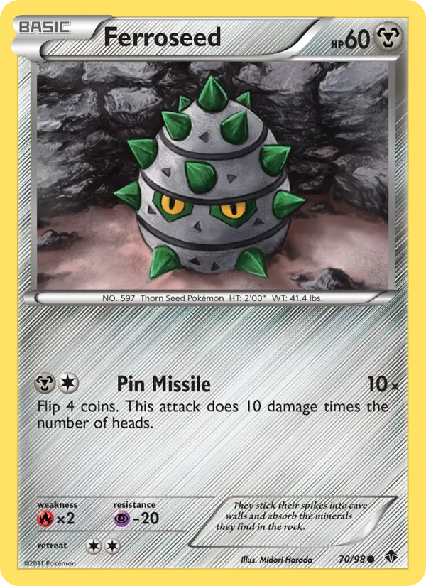 Ferroseed, Emerging Powers #70