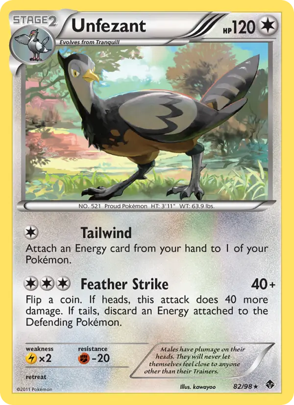 Unfezant, Emerging Powers #82