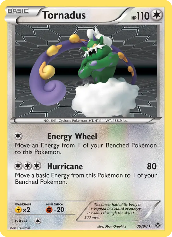 Tornadus, Emerging Powers #89
