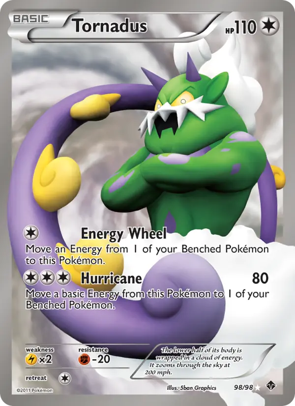 Tornadus, Emerging Powers #98