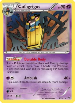 Cofagrigus, Noble Victories #47/101