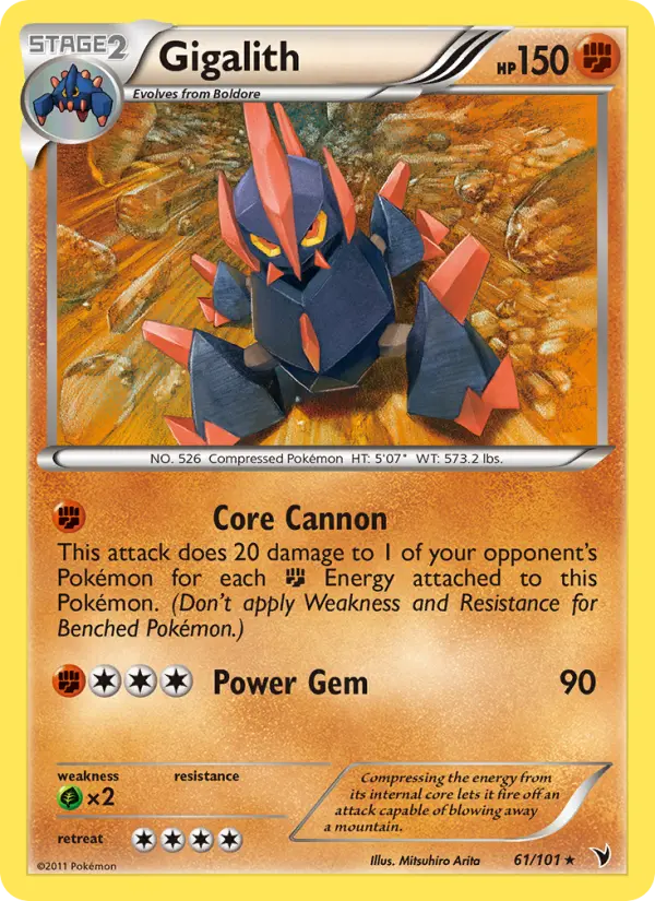 Gigalith, Noble Victories #61