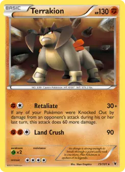 Terrakion, Noble Victories #73/101