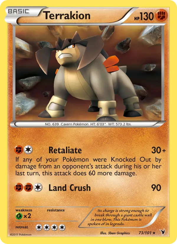 Terrakion, Noble Victories #73