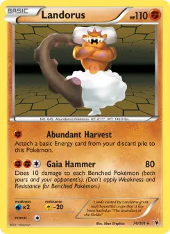 Landorus, Noble Victories #74/101