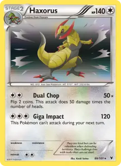Haxorus, Noble Victories #88/101