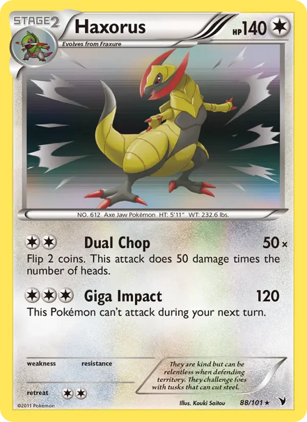 Haxorus, Noble Victories #88