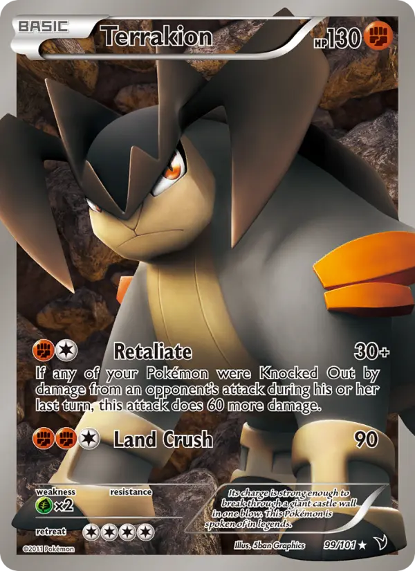 Terrakion, Noble Victories #99