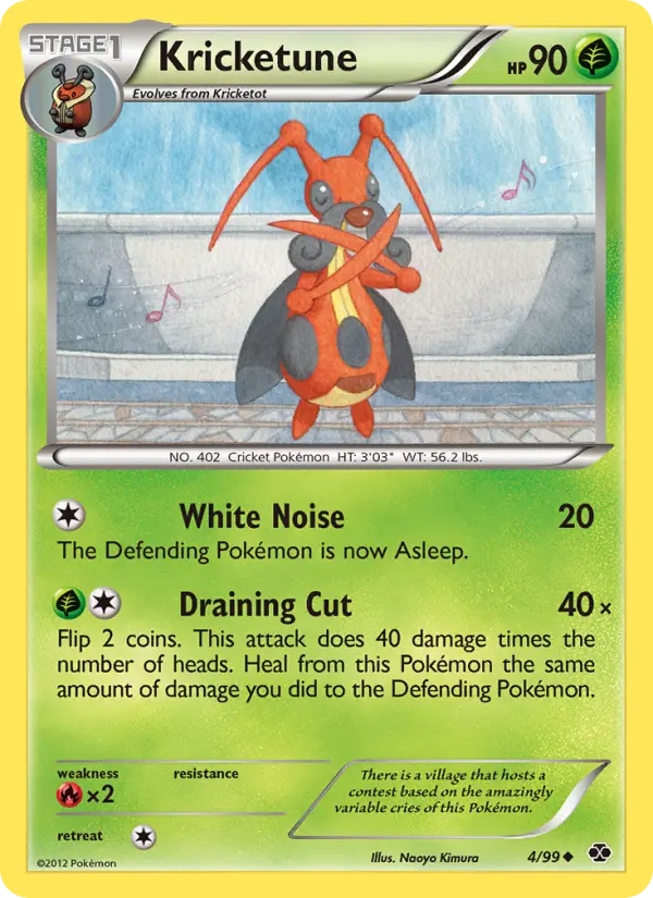 Kricketune, Next Destinies #4
