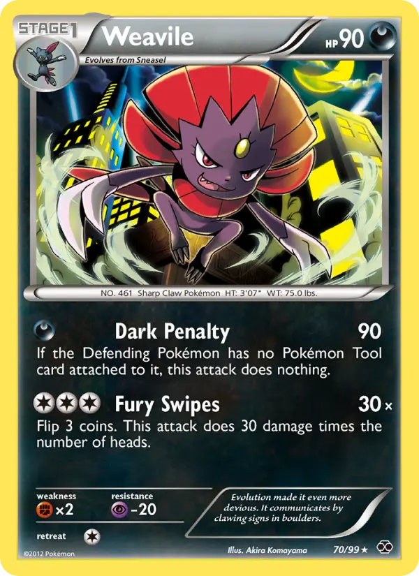 Weavile, Next Destinies #70