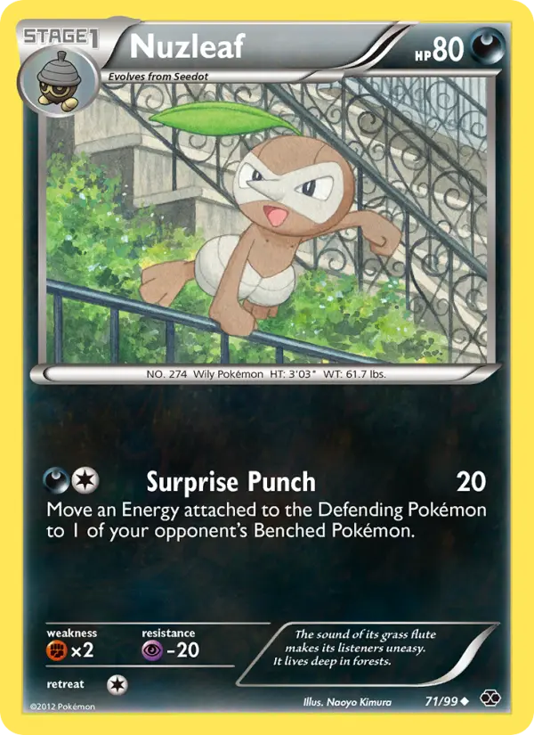 Nuzleaf, Next Destinies #71
