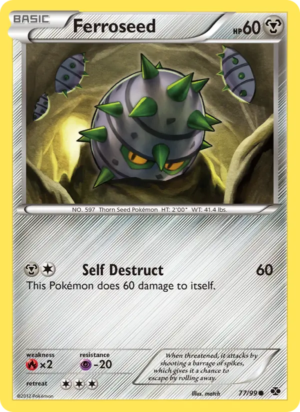 Ferroseed, Next Destinies #77