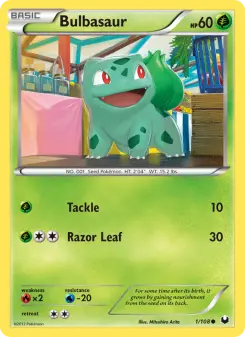 Bulbasaur, Dark Explorers #1/108