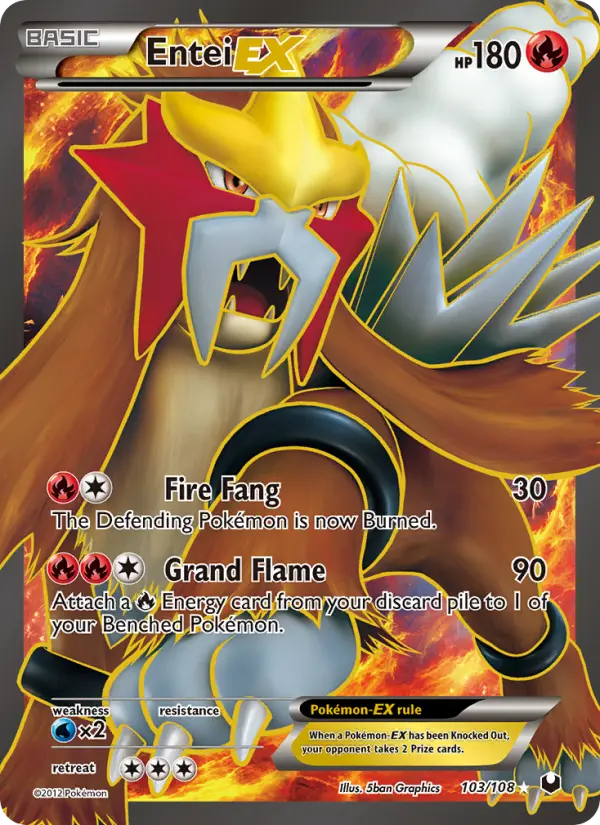 Entei-EX, Dark Explorers #103