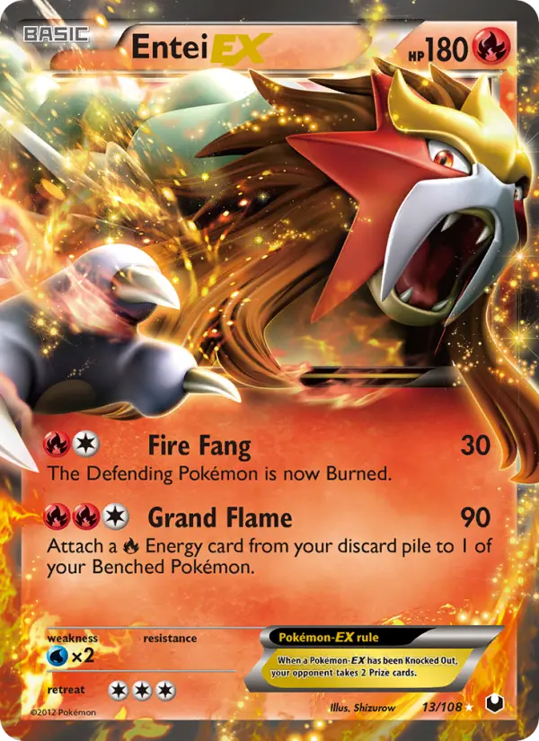 Entei-EX, Dark Explorers #13