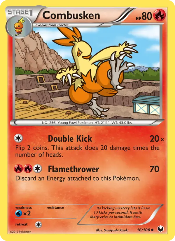 Combusken, Dark Explorers #16