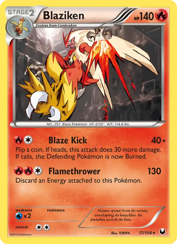 Blaziken, Dark Explorers #17