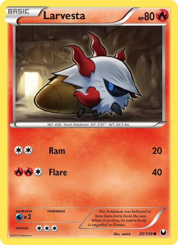Larvesta, Dark Explorers #20