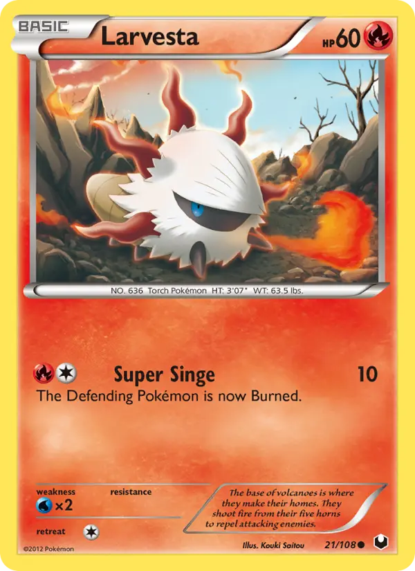 Larvesta, Dark Explorers #21