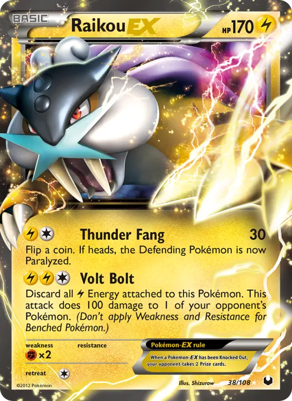 Raikou-EX, Dark Explorers #38