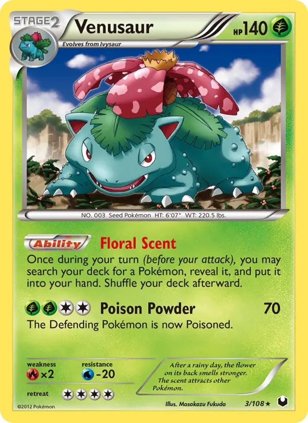 Venusaur, Dark Explorers #3