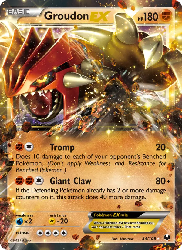 Groudon-EX, Dark Explorers #54