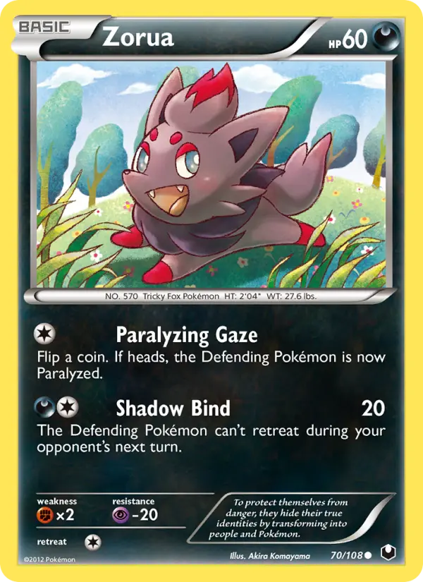Zorua, Dark Explorers #70