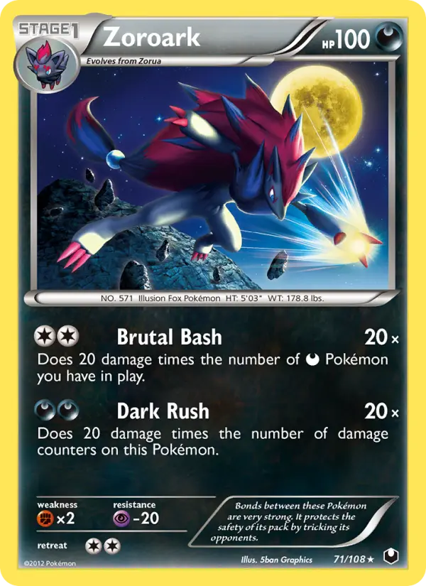 Zoroark, Dark Explorers #71