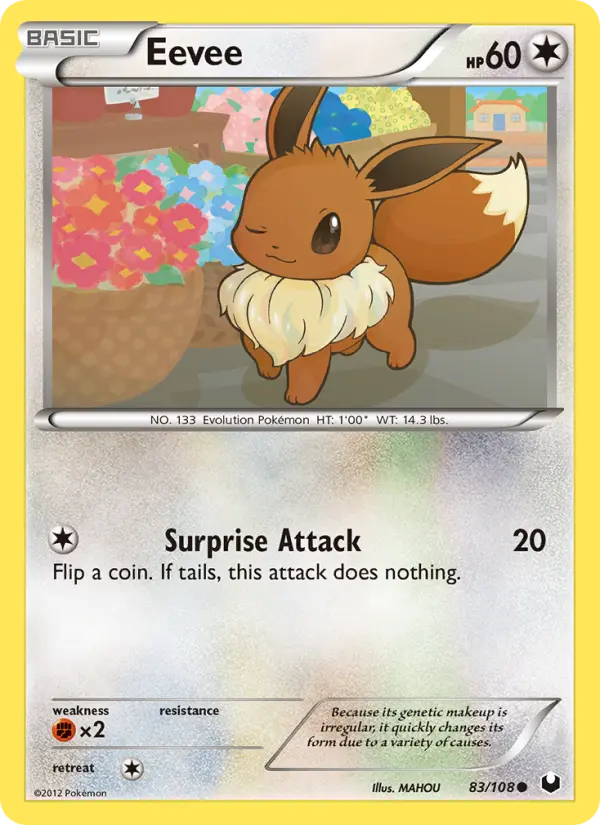 Eevee, Dark Explorers #83