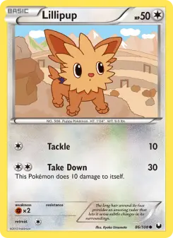 Lillipup, Dark Explorers #86/108