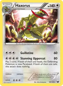 Haxorus, Dark Explorers #89/108