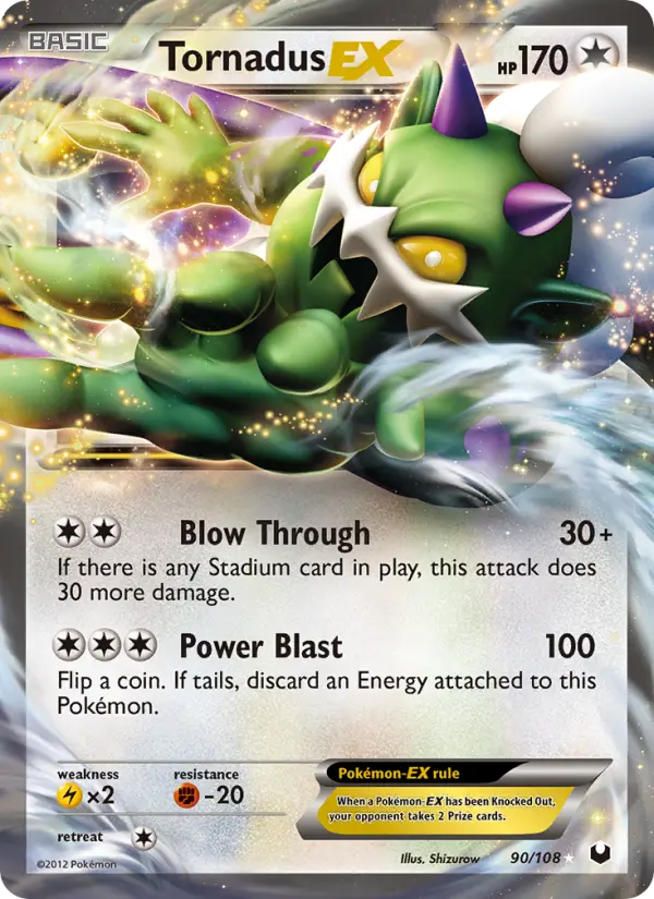 Tornadus-EX, Dark Explorers #90