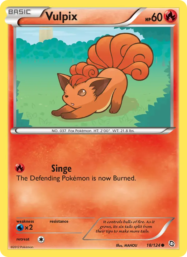 Vulpix, Dragons Exalted #18