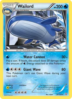 Wailord, Dragons Exalted #26/124