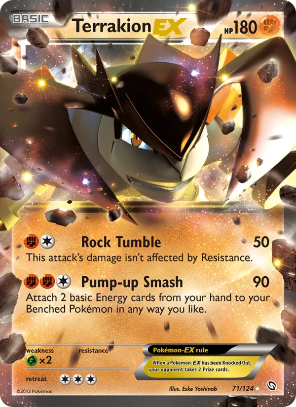 Terrakion-EX, Dragons Exalted #71