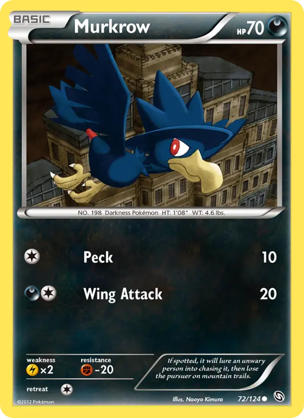 Murkrow, Dragons Exalted #72