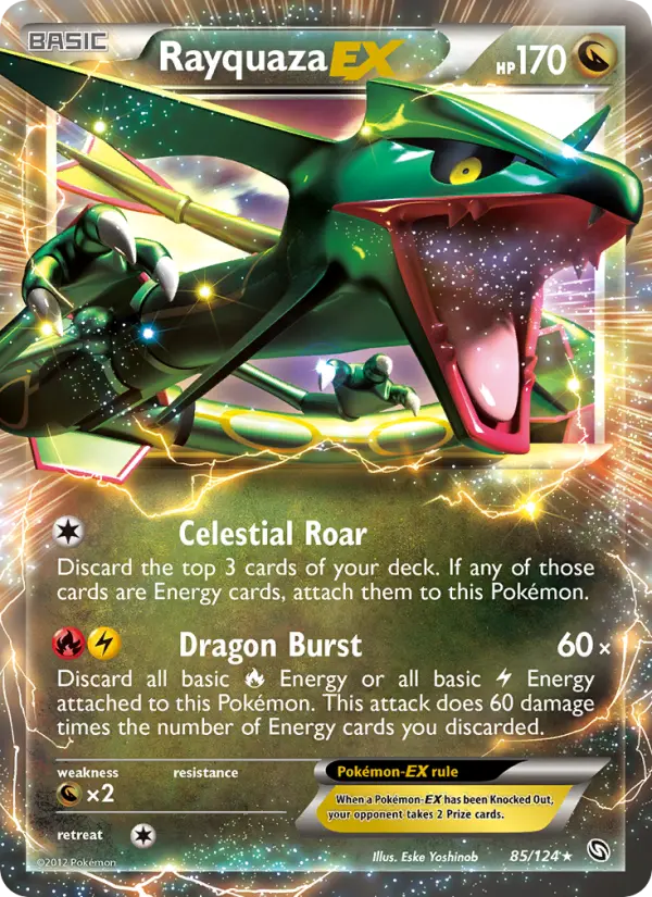 Rayquaza-EX, Dragons Exalted #85