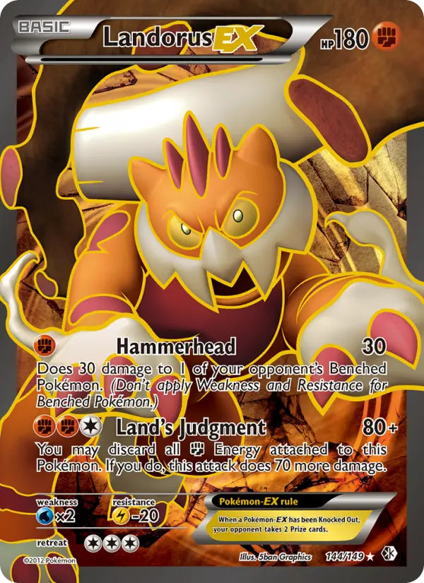 Landorus-EX, Boundaries Crossed #144
