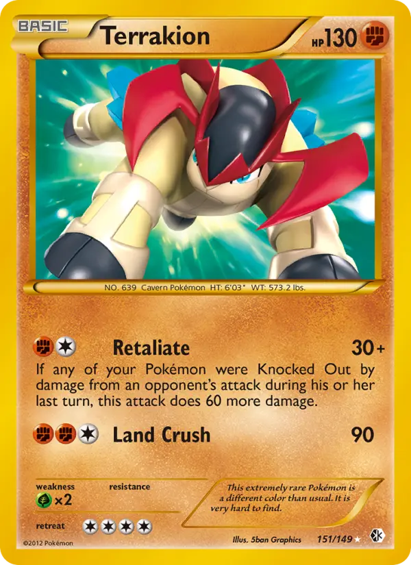 Terrakion, Boundaries Crossed #151