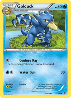 Golduck, Boundaries Crossed #34/149