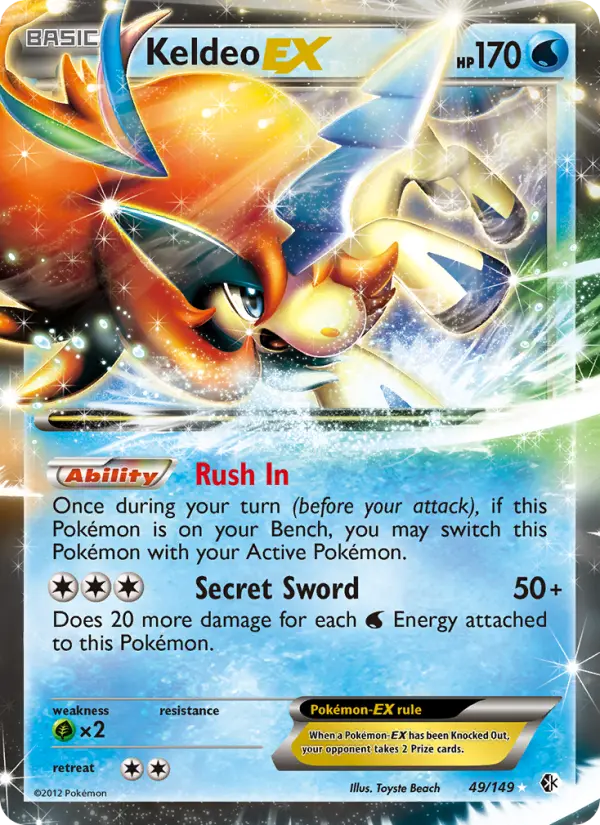 Keldeo-EX, Boundaries Crossed #49