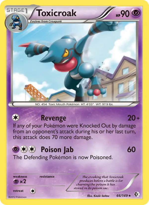 Toxicroak, Boundaries Crossed #66