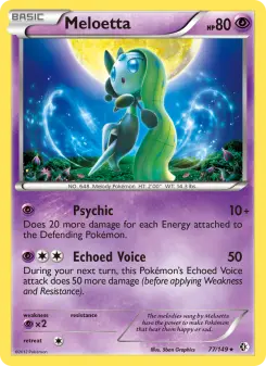 Meloetta, Boundaries Crossed #77/149