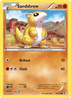 Sandshrew, Boundaries Crossed #78/149